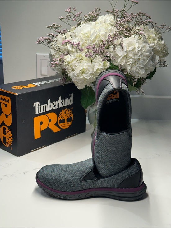 Timberland PRO Shoes - Timberland PRO Women's Drivetrain Slip-On Safety Shoes Size 7.5